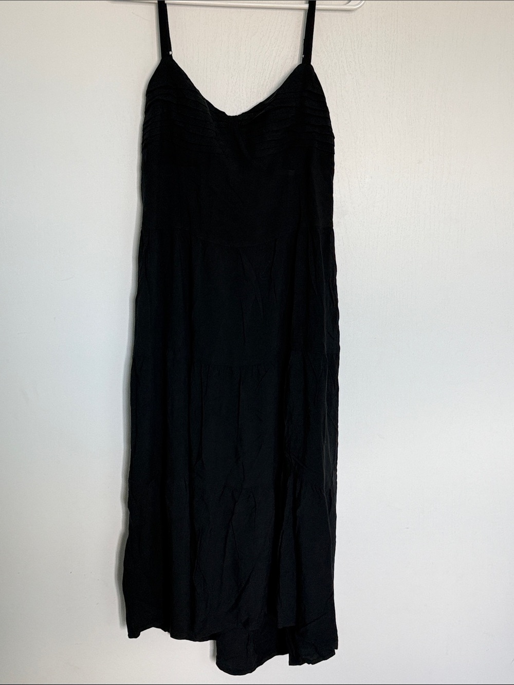 Hollister Black Midi Dress with Spaghetti Straps | Sz XXL Short